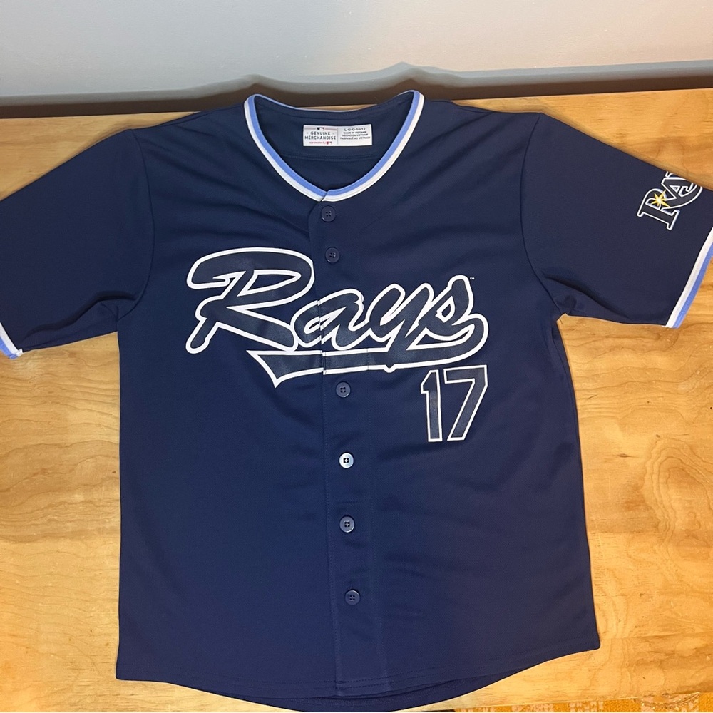 MLB Tampa Bay Rays #17 Meadows Jersey